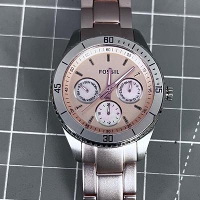 FOSSIL WATCH PINK 