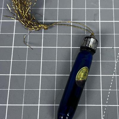 ANTIQUE BLUE PERFUME BOTTLE 