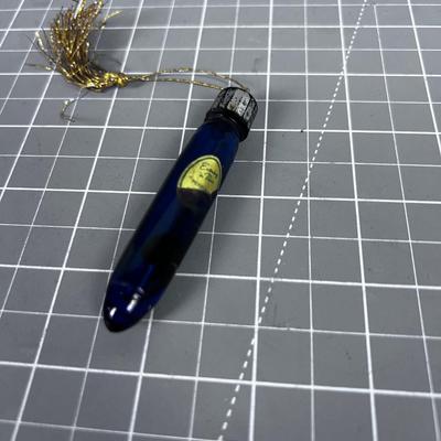 ANTIQUE BLUE PERFUME BOTTLE 