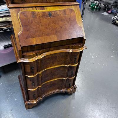 Beautiful Ethen Allen Secretary Fruitwood or Walnut