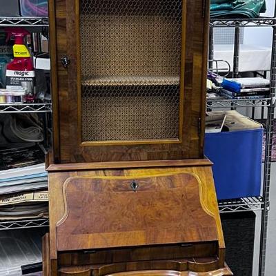 Beautiful Ethen Allen Secretary Fruitwood or Walnut