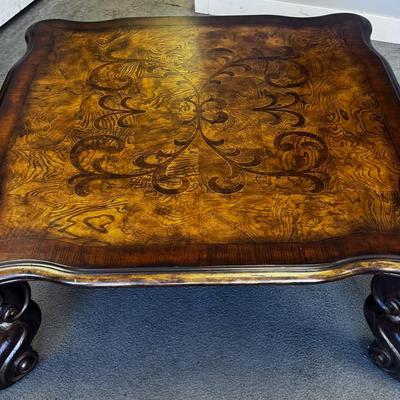 Large Square Coffee Table 48" 