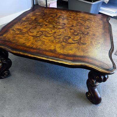 Large Square Coffee Table 48" 