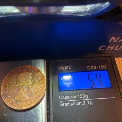 Half Penny 1962 GB UK Coin Elizabeth II 1/2 Pence Ha'penny