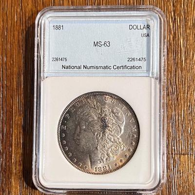 1881 Morgan Silver Dollar