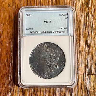 1898 Morgan silver Dollar