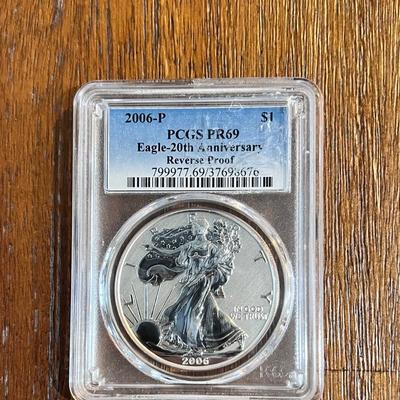 2006-P Silver Eagle PCGS PR69 REV PF