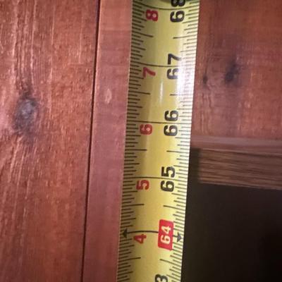 book case 66 by 24 by 10