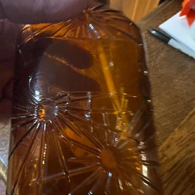 Glass Amber bottle lot
