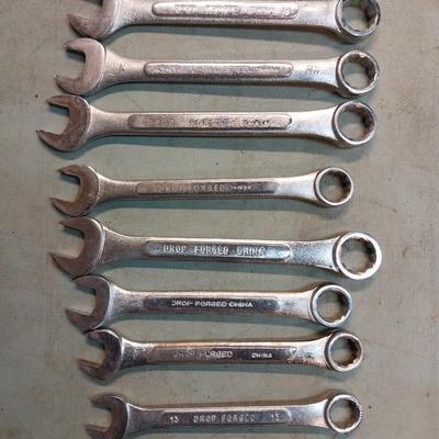 SET OF DROP FORGED WRENCHES