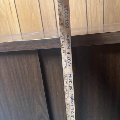Mid century modern enclosed bookcase