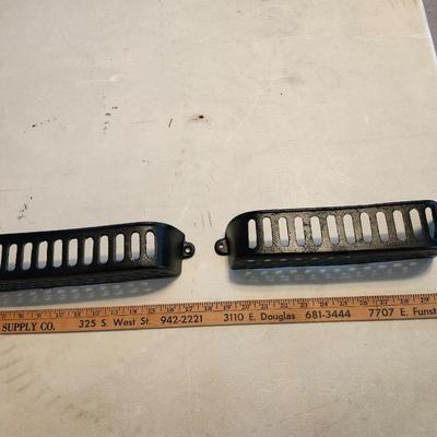 Four cast iron Tool Holder Tray Tractor IMPLEMENT Toolbox