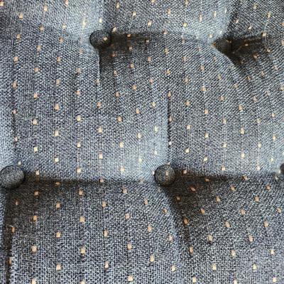 Blue and White Coach Sofa