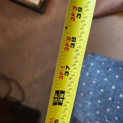 Blue and White Coach Sofa