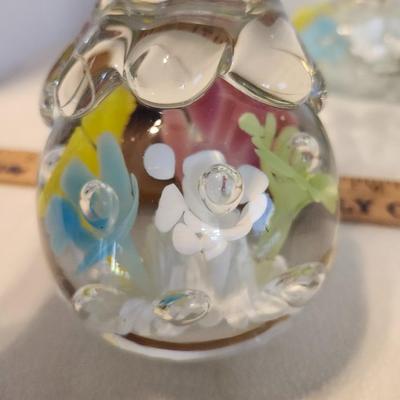 Vintage St Claire Vase and Candlestick holders