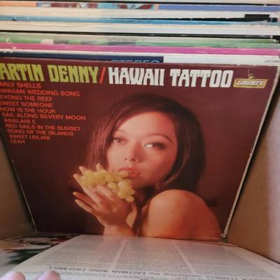Lot of records, mostly Hawaiian, some country
