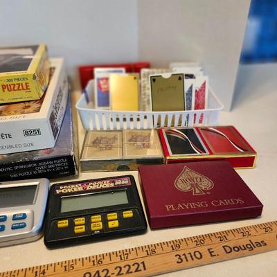 Games and playing cards lot