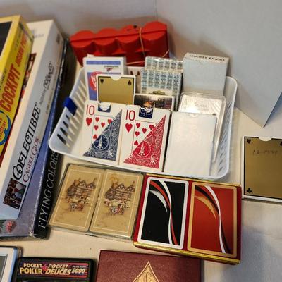 Games and playing cards lot