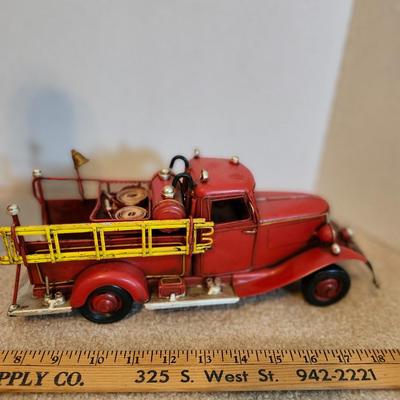 Metal Rustic Truck, BiPlane trackers, gas pump Firetruck Classic Home Decor