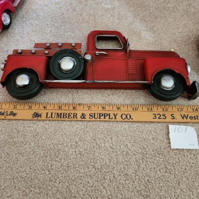Metal Rustic Truck Classic Home Decor Christmas lot