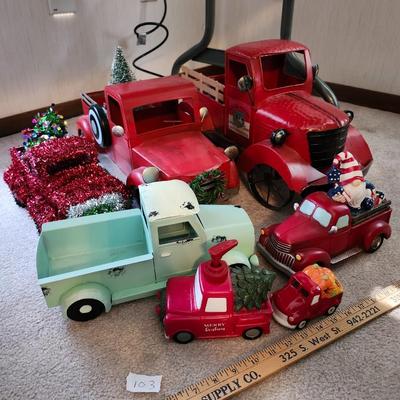 Christmas Decor Truck lot