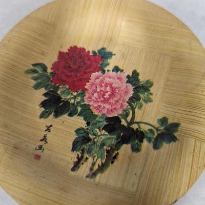 Antique Bamboo Chinese Plates