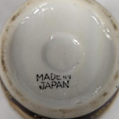 Hand Painted Satsuma Moriage Japan Porcelain Vase
