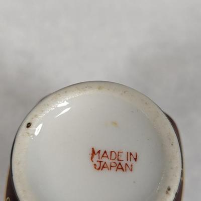 Hand Painted Satsuma Moriage Japan Porcelain Vases