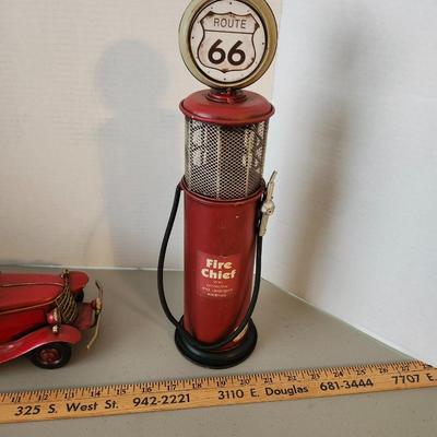 Metal Rustic Truck, BiPlane trackers, gas pump Firetruck Classic Home Decor