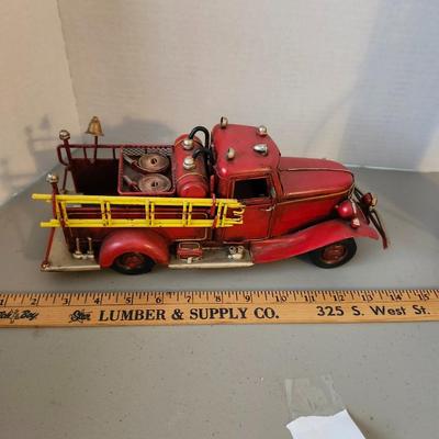 Metal Rustic Truck, BiPlane trackers, gas pump Firetruck Classic Home Decor