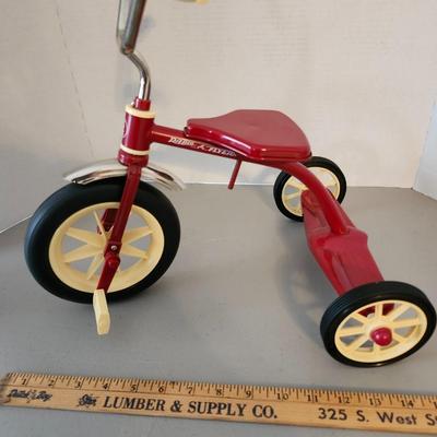 Home Decor lot of mini Red Flyer Tricycle and scooter