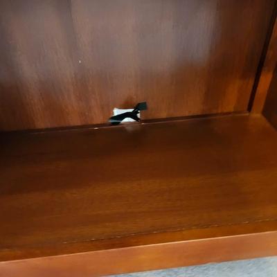 Bookcase /Shelf, Solid Wood Magazine rack/table, Live plant, Clock Home decor