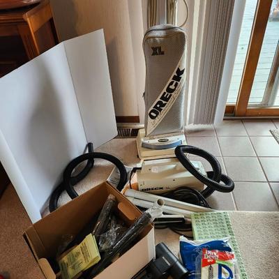 Oreck XL Extended Life Vacuum and Oreck XL Compact Vacuum Cleaner and Accessories