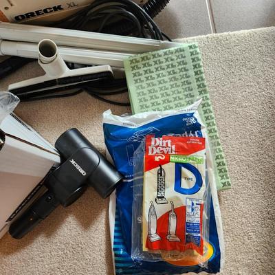 Oreck XL Extended Life Vacuum and Oreck XL Compact Vacuum Cleaner and Accessories