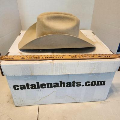 Catelen Cowboy Hat / Size 7 1/2 with box