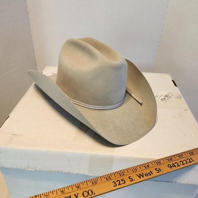 Stetson Cowboy Hat with box size 7 1/2