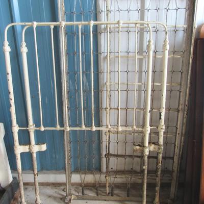 Antique Iron Baby Bed