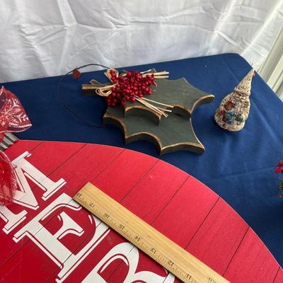 Wood Christmas decor