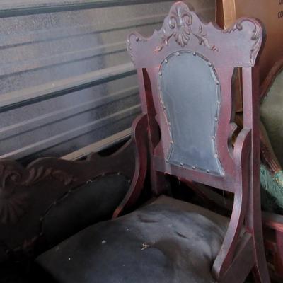 Matching Set of Antique Chairs (Matches Settee In Another Lot)