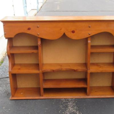 Very Nice Sturdy Decorative Large Shelf