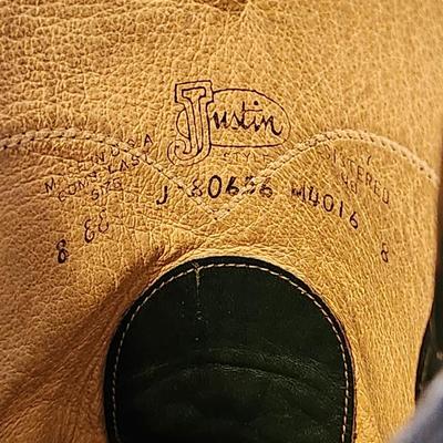 Three Pair of cowboy boots and Boot brush