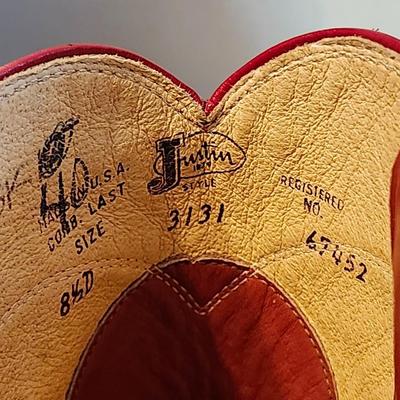 Three Pair of cowboy boots and Boot brush
