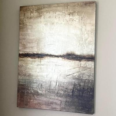 Metallic Abstract On Wrapped Canvas