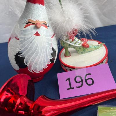 Ornament Hangers & Gourd Santas