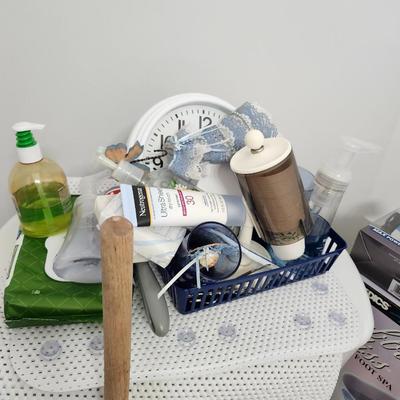 Bathroom Accessories including Shower chair, foot spa
