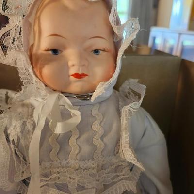 Two vintage doll lot