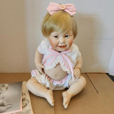 The Ashton-Drake Galleries, all porcelain doll :cute as a button"