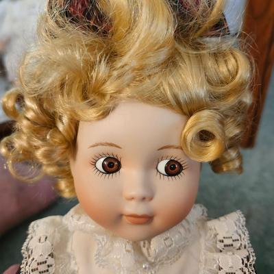 Four Vintage Porcelain head, legs and arms doll