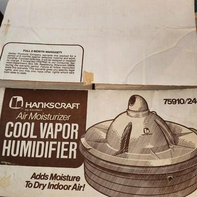 Chambers dehumidifier and Hankscraft humidifier