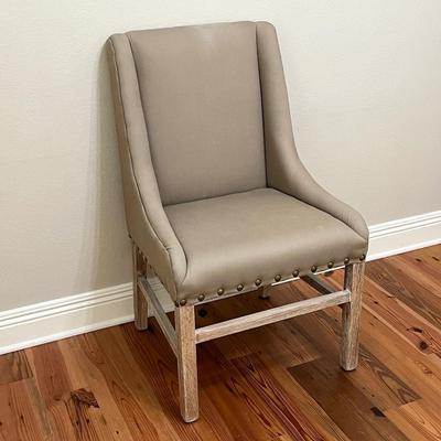 SARREID LTD. ~ Upholstered Accent Chair With Nailhead Trim